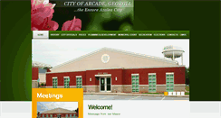 Desktop Screenshot of cityofarcade.org